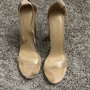 Wild Diva Nude Heeled Sandals